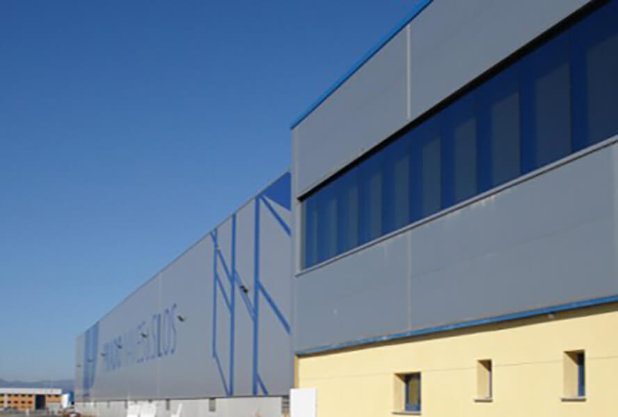 nave industrial con geotermia en leon