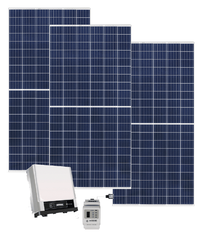 Kit autoconsumo solar 10kW ET híbrido con excedentes