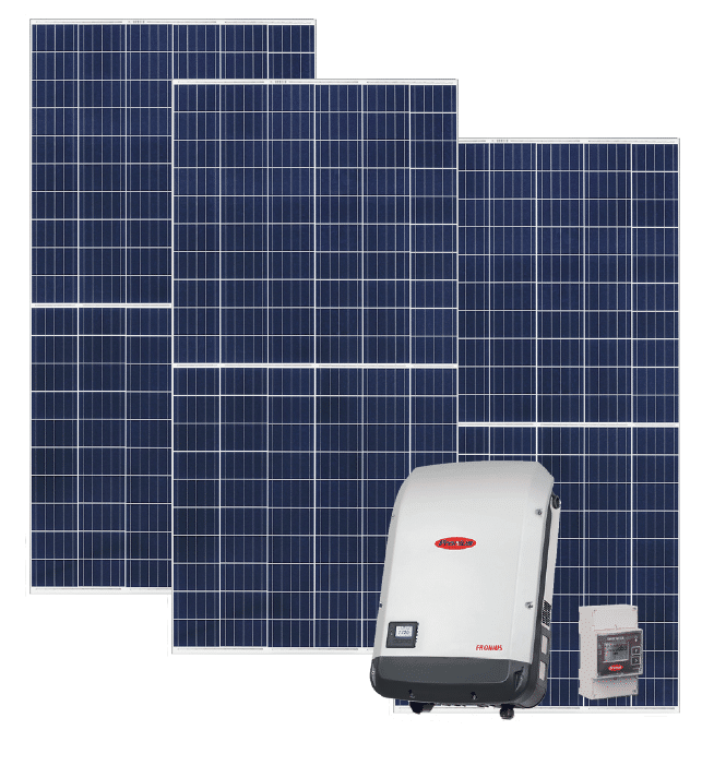 Kit Solar Fotovoltaico 10KW Trifásico Conexión a Red