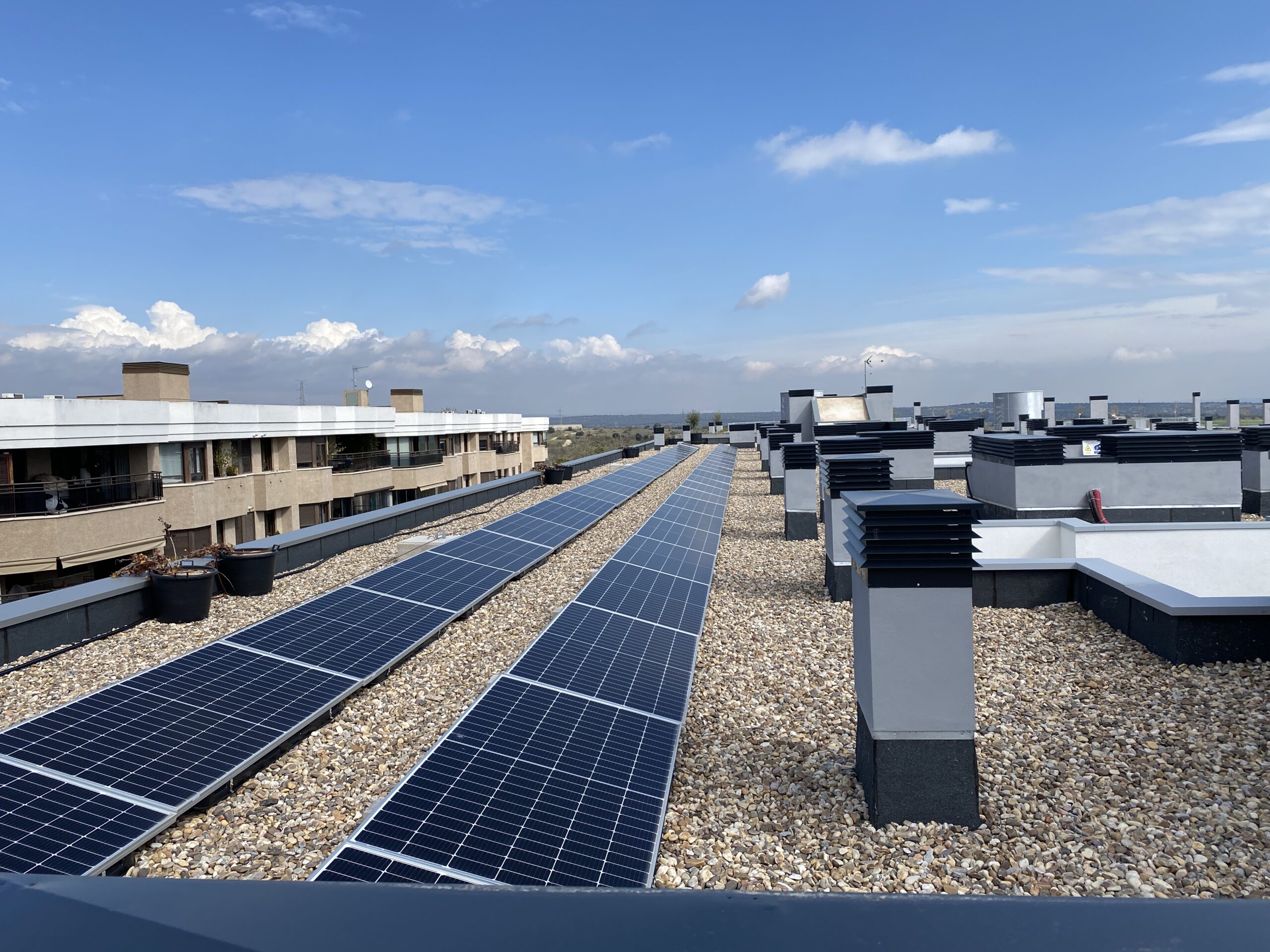 Paneles fotovoltaicos en Las Rozas, Madrid